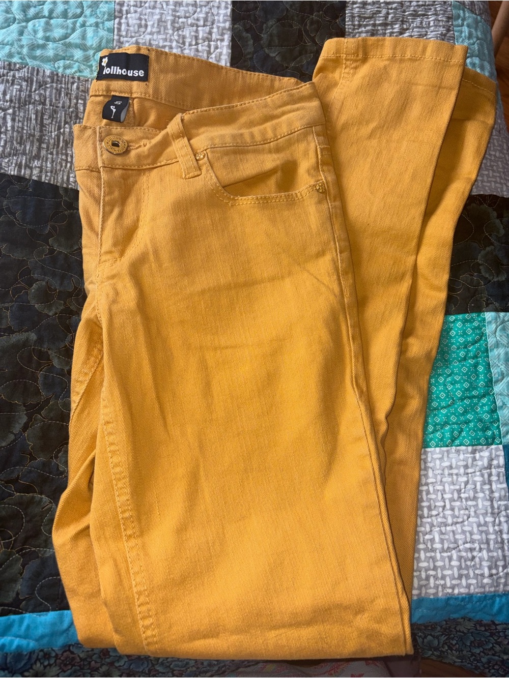 Dollhouse Mustard Skinny Jeans